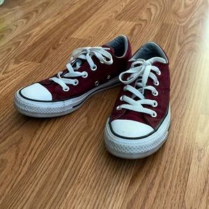 Converse All Star Maroon Size:6
